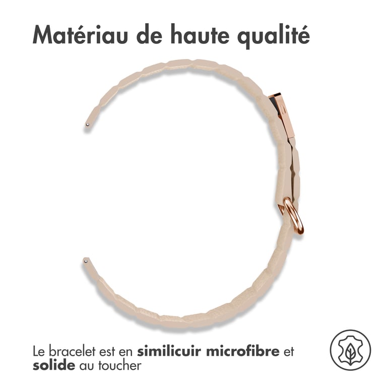 Bracelet imoshion 22mm Cuir Magnétique - vue 3