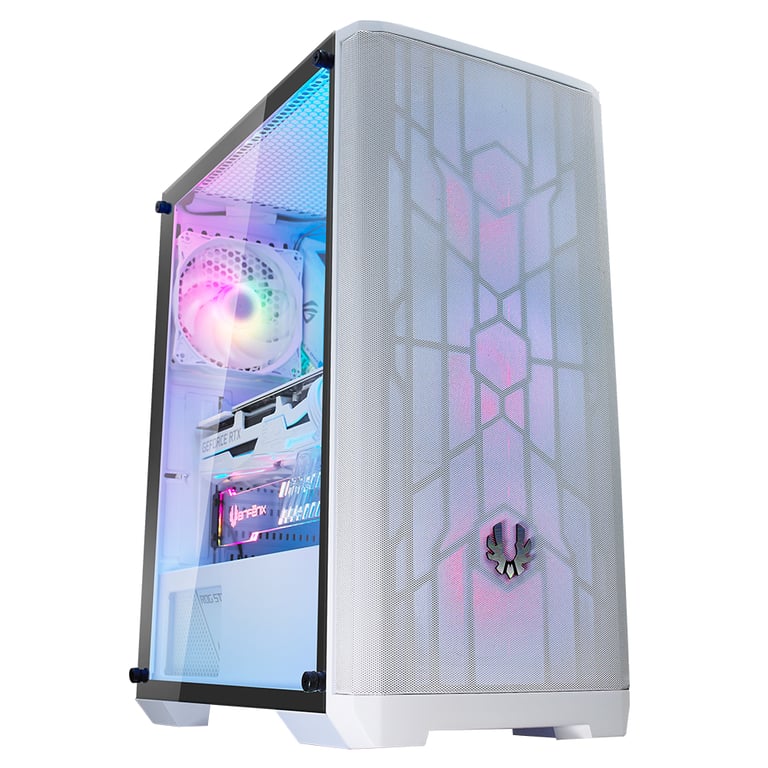 BitFenix Nova Mesh SE TG Midi Tower Blanc - Neuf