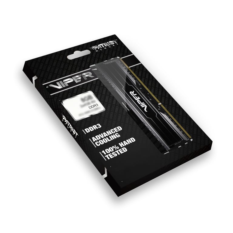 Patriot Memory 8GB C3 12800 module de mémoire 8 Go 2 x 4 Go DDR3 1600 MHz Neuf - vue 2