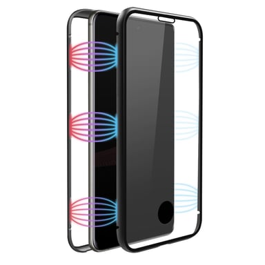Coque de protection ''360° Glass'' pour Samsung Galaxy S20, noir
