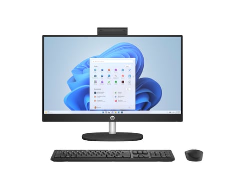 HP 24-cr0069nf Intel® Core™ i3 i3-N300 60,5 cm (23.8'') 1920 x 1080 Pixeles PC todo en uno 8 GB DDR4-SDRAM 512 GB SSD Windows 11 Home Wi-Fi 6 (802.11ax) Blanco