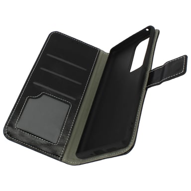 Funda Oppo Find X3 Neo Tarjetero Soporte Vídeo Magnético Negro
