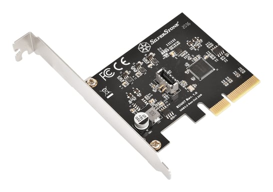 Silverstone ECU07 carte et adaptateur d'interfaces Interne USB 3.2 Gen 2x2 Type-C