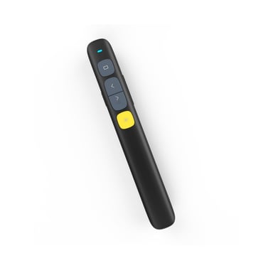 Mando a distancia WE inalámbrico para presentaciones con puntero láser integrado, radiofrecuencia de 2,4 GHz, funciona con 1* pila AAA (incluida)