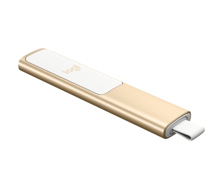 Logitech 910-004862 apuntador inalámbricos Bluetooth/RF Oro