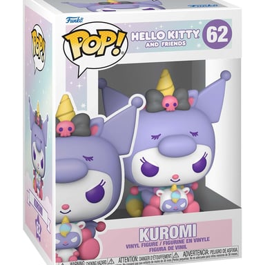 Figurine vinyle Funko POP! Kuromi Hello Kitty And Friends 9 cm Coloris unique