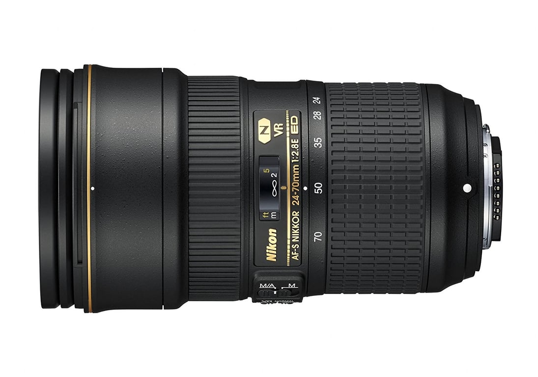 Nikon AF-S NIKKOR 24–70 mm 1:2.8E ED VR SLR Objectif zoom standard Noir - Très bon état