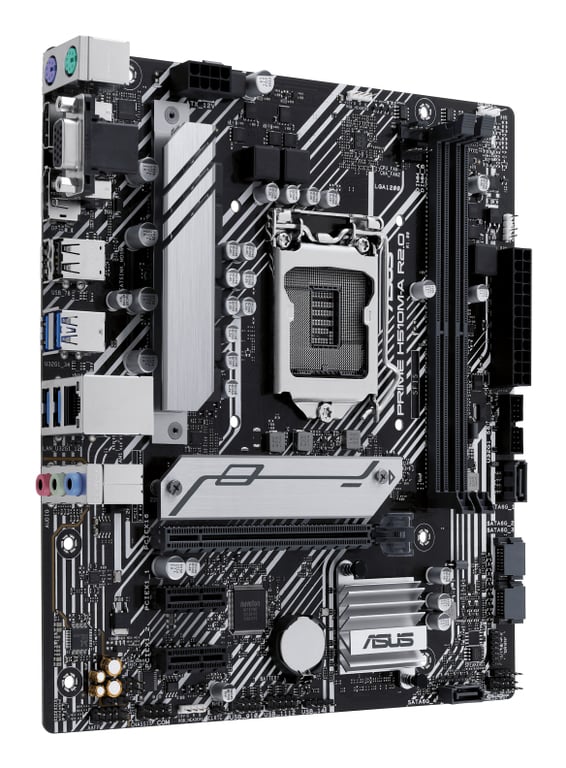 ASUS PRIME H510M A R2.0 Intel H510 LGA 1200 Socket H5 micro ATX Neuf - vue 3