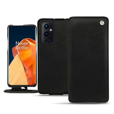 Housse cuir OnePlus 9 Pro -  - Noir - Cuir lisse premium