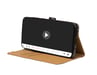 Bigben Connected FOLIOGA71B funda para teléfono móvil Funda cartera Negro