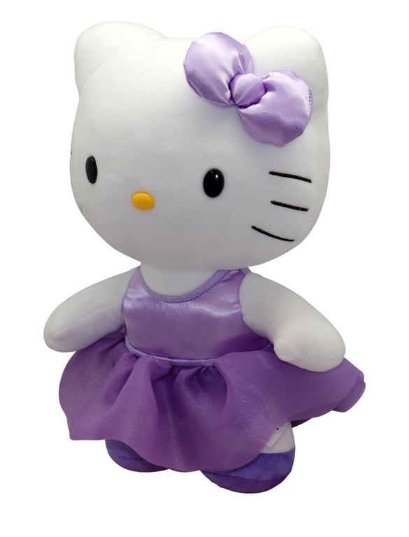 Peluche GPTOYS HELLO KITTY HKT121 Modèle robe satin 30 cm Dès - vue 2