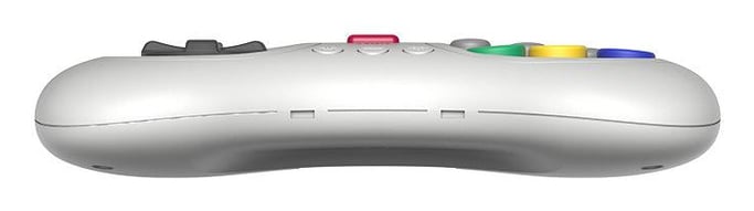 Mando inalámbrico de 8 botones 8bitdo, Blanco/Blanco compatible con Switch, Sega Genesis mini & Mega Drive mini