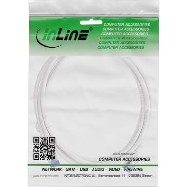 InLine 74933W câble de réseau Blanc 0,3 m Cat6a S/FTP (S-STP)