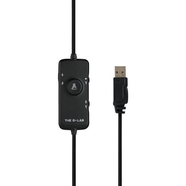 Le cuffie G-Lab Korp Thallium con archetto in filo metallico Play Black