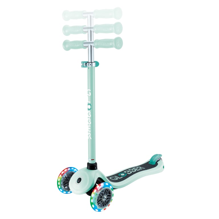 Globber Primo Lights Enfants Scooter classique Couleur menthe - Neuf