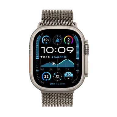 Apple Watch Ultra 2 OLED 49 mm Digital 410 x 502 Pixeles Pantalla táctil 4G Titanio GPS (satélite)