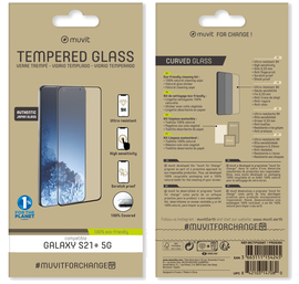 Muvit For Change Verre Trempe Samsung Galaxy S21+