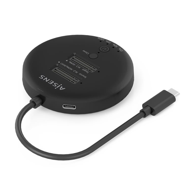 AISENS ASDS 2M2N05 BK Station d'accueil de disques de stockage USB 3.2 Gen 2 3.1 Gen 2 Type C Neuf - vue 2