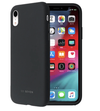 Coque en Silicone So Seven Smoothie pour iPhone XR - Noir : Protection Élégante avec Toucher Doux