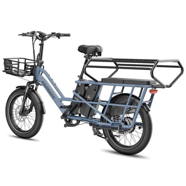 Vélo électrique modulable FAFREES FF20 CUV – Double batterie 30 Ah, freins à disque hydrauliques – bleu