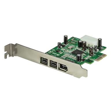 StarTech.com Adaptador Tarjeta FireWire PCI-Express PCI-e de 2 Puertos F/W 800 y 1 Puerto F/W 400