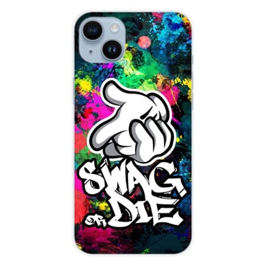 Coque en silicone - Compatible Apple iPhone 14 Plus - design swag or die