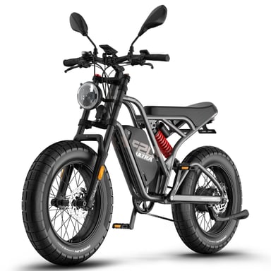 Vélo électrique FAFREES F20 Ultra (Homologation UE L1e-B) - Moteur 750 W batterie 48V25Ah pneu large 20 pouces Freins hydrauliques - Gris