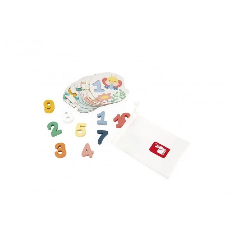 Jeu éducatif Puzzles Mes Premiers Chiffres Pure Juratoys Janod - vue 2