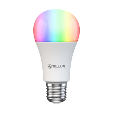 Tellur WiFi Smart Bulb E27, 9W, blanc/chaud/RVB, variateur
