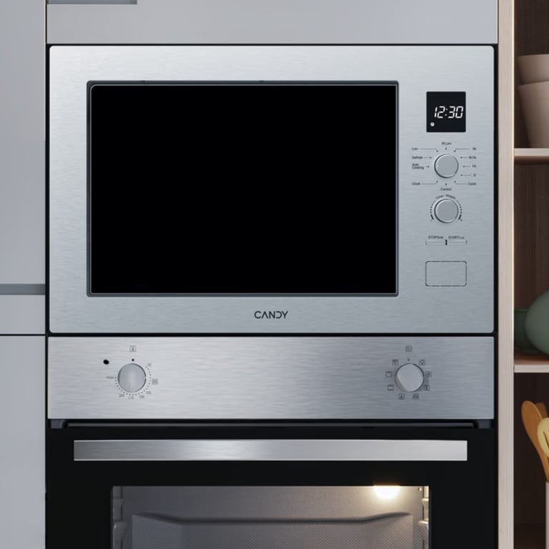 Micro Ondes Encastrable Candy CA38FL7NWXW – 25L 850W Acier Inoxydable - vue 9