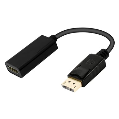 CAVO ADATTATORE DISPLAYPORT A HDMI TIPO A 0,15 METRI RISOLUZIONE 4K 30HZ