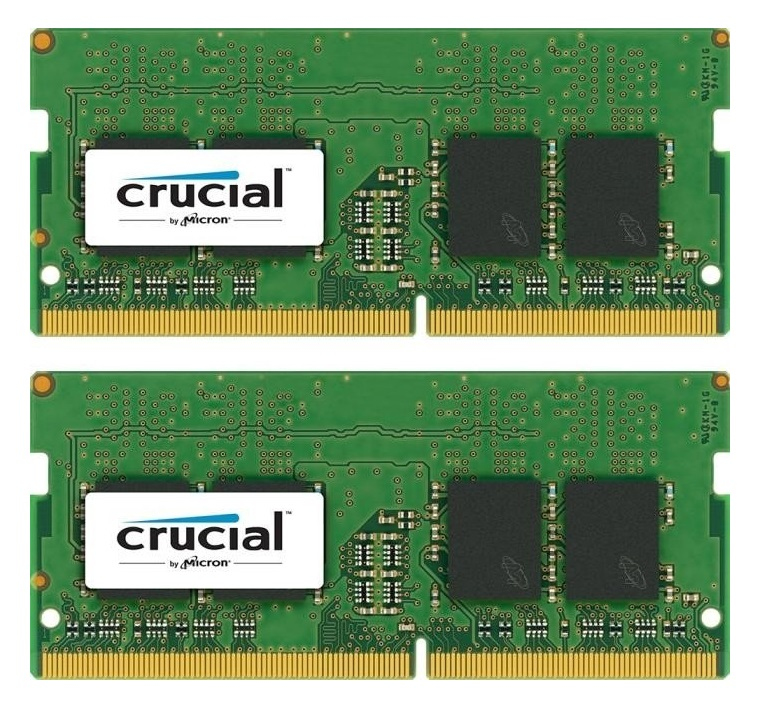 Crucial 2x8GB DDR4 2400 SODIMM 1.2V module de mémoire 2 x 8 Go 2400 MHz Neuf - vue 2