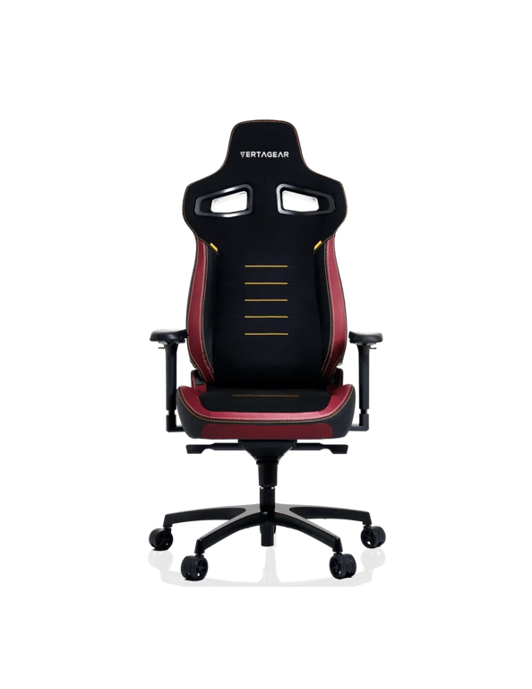 Fauteuil Gaming Vertagear PL4800 Burgundy – Ergonomique Ventilé Support Lombaire ContourMax™ Tissu Hygiénique HygennX Neuf