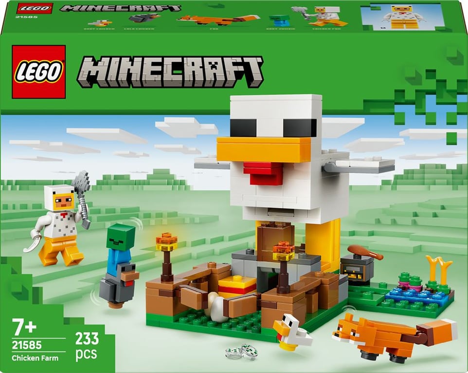 LEGO Minecraft 21585 La Ferme à poulet - Neuf