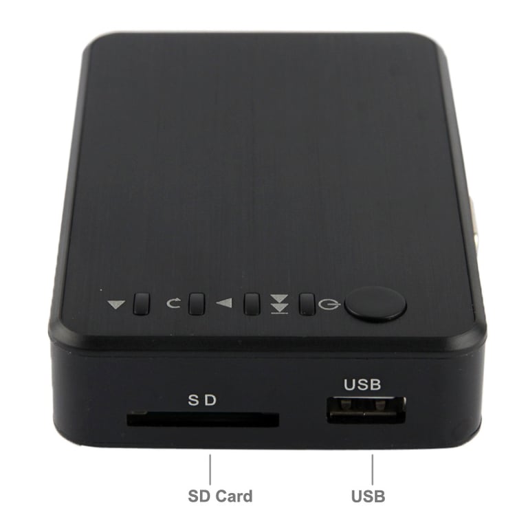 Mini Lecteur Multimédia Full HD 1080P HDd Carte SD USB Sortie HDMI Vga YONIS