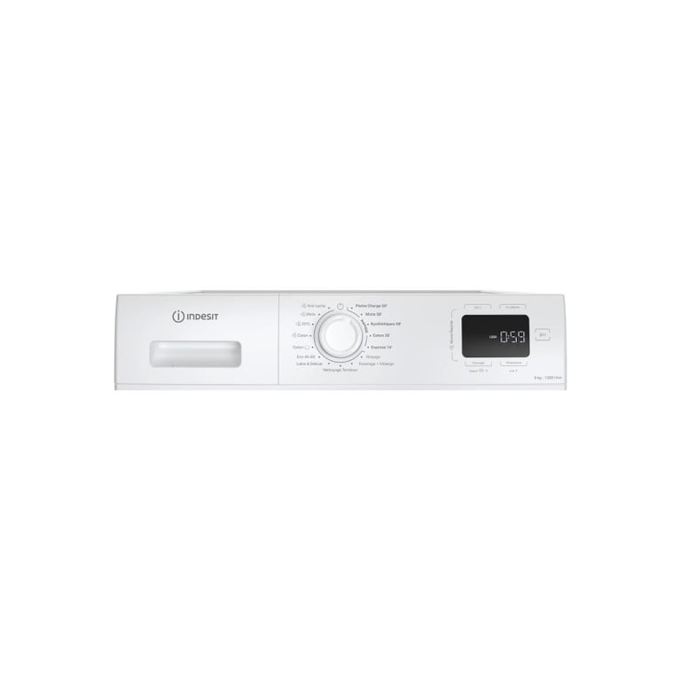 Lave linge hublot INDESIT IM962MYTIMEFR MyTime 9 kg Induction L60cm 1200 trsmin Classe A - vue 6
