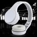 Casque Bluetooth Sans Fil Mains Libres pour Iphone Android Smartphone SD Blanc YONIS
