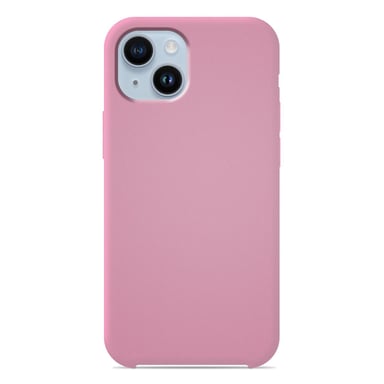 Coque silicone unie Soft Touch Rose compatible Apple iPhone 14 Plus