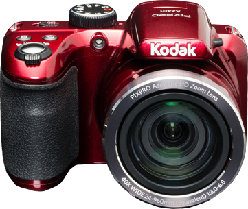 Kodak Astro Zoom AZ401 1/2.3" Appareil photo Bridge 16,15 MP CCD  (dispositif à transfert de charge) 4608 x 3456 pixels Rouge