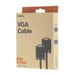 Hama 00300105 Cavo VGA da 1,5 m (D-Sub) grigio