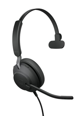 Jabra Evolve2 40 SE Casque Avec fil Arceau Bureau/Centre d'appels USB Type-C / USB Type-A Noir