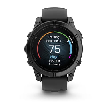 Garmin Fenix E 3,3 cm (1.3'') AMOLED 47 mm Numérique 416 x 416 pixels Écran tactile Noir Wifi GPS (satellite)