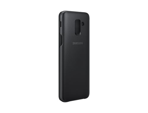 Samsung EF-WJ600 coque de protection pour téléphones portables 14,2 cm (5.6'') Étui avec portefeuille Noir Samsung Galaxy J6 (2018)