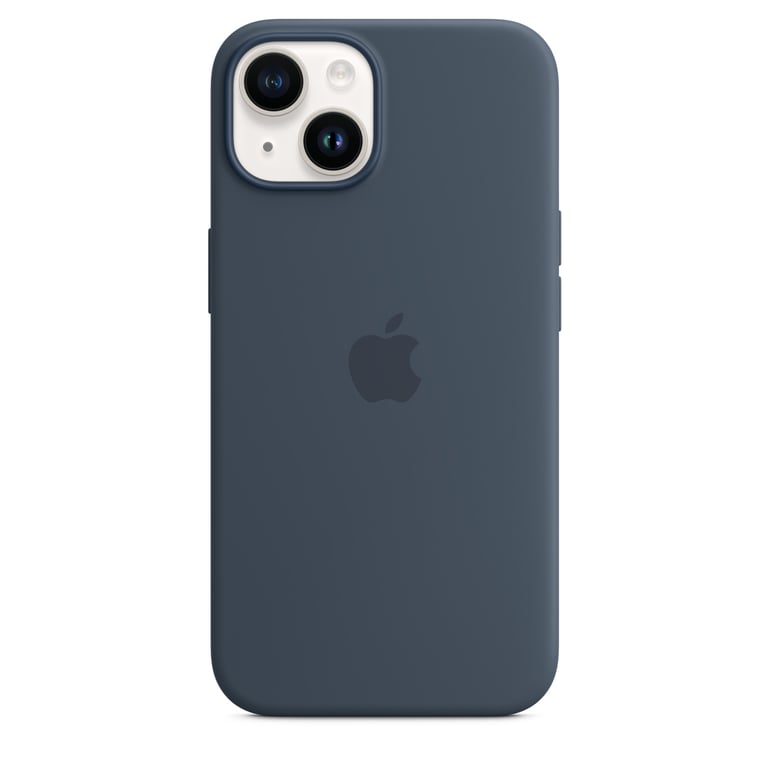 Coque Apple en silicone avec MagSafe pour iPhone 14 - vue 9
