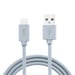 WE Cavo USB-Lightning in silicone, 2 metri, certificato MFi, ricarica e sincronizzazione dati - Blu