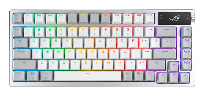 Clavier sans fil Asus Rog Azoth Nx Snow de lune - vue 2