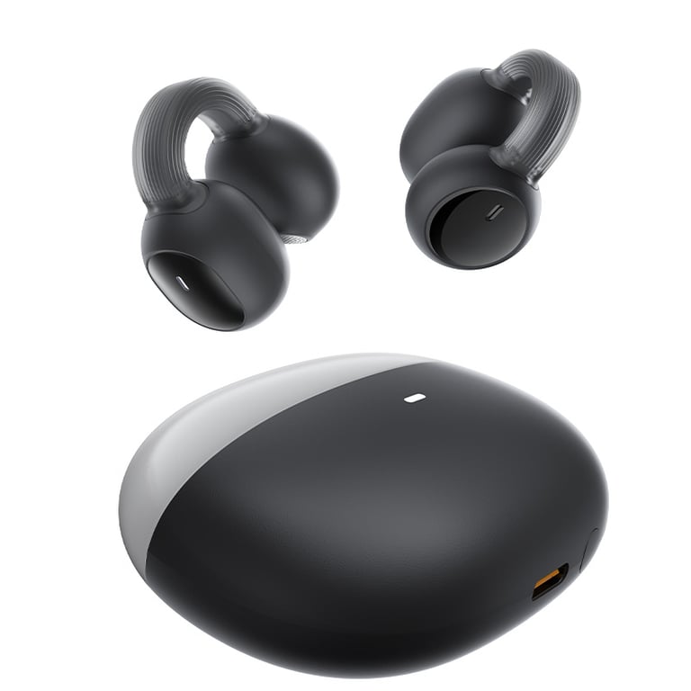 Baseus AirGo 1 Ring Open Ear TWS Earbuds Auriculares Inalámbricos Negros Neuf