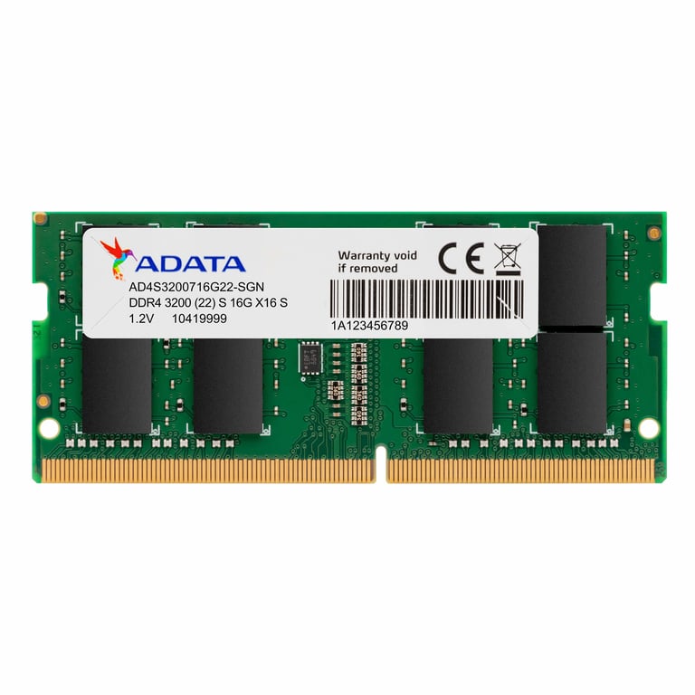 ADATA AD4U32008G22 SGN module de mémoire 8 Go 1 x 8 Go DDR4 3200 MHz Neuf - vue 7