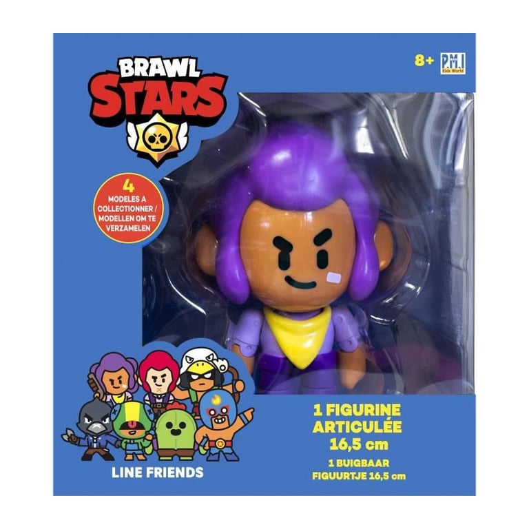 Lansay BRAWL STARS 1 Figurine Articulée 16 5 Cm Shelly Personnages du Célèbre Jeu Vidéo Brawl Stars Figurine à Collectionner 4 Modèles au Choix Dès - vue 5