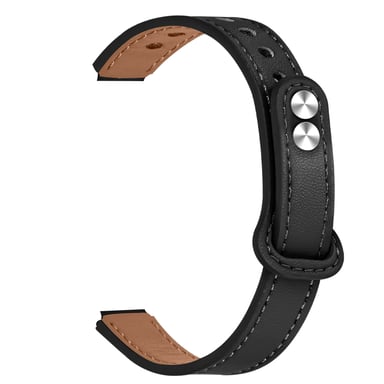 Correa de reloj de cuero genuino Black